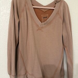 Aerie V-Neck Sweatshirt